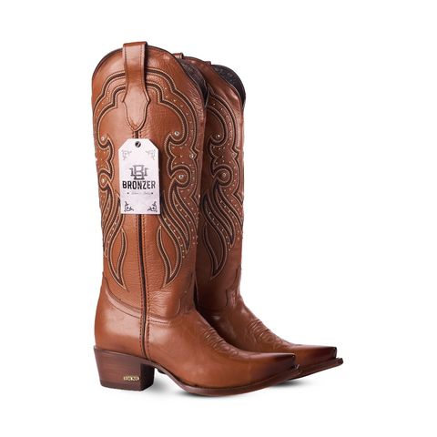 women cowboy boots, cappuccino cowboy boots, brown cowboy boots women, crystal cowboy boots, genuine leather boots women, western boots women, stylish western boots, premium cowgirl boots