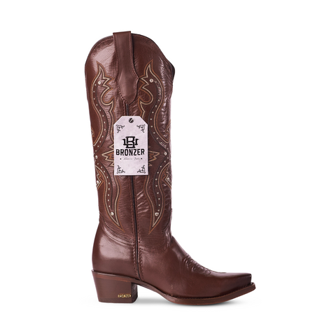 women cowboy boots, coffee cowboy boots, crystal cowboy boots, genuine leather boots women, western boots women, stylish western boots, elegant cowboy boots, premium cowgirl boots