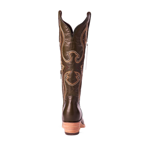 women cowboy boots, olive cowboy boots, genuine leather boots women, western boots women, leather cowgirl boots, stylish western boots, unique cowboy boots, premium cowgirl boots, modern cowboy boots